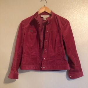 Doncaster Purple Corduroy Jacket Size 2
